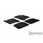Original Gledring Passform Fußmatten Gummimatten 4 Tlg.+Fixing - Citroen C3 Picasso 2009->